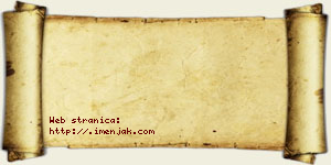 Daniel Đaković vizit kartica